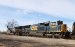 CSX 3277 & 4749 sit outside the yard office